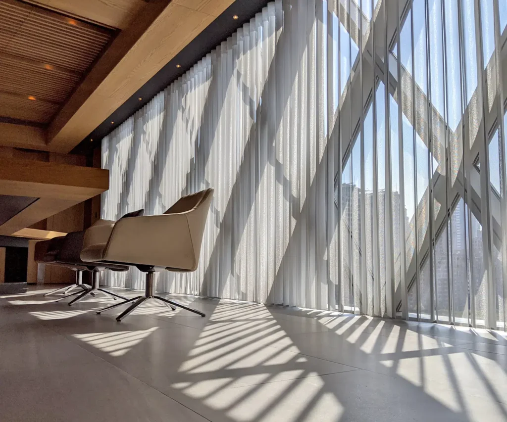 smart drapes with norman for offices